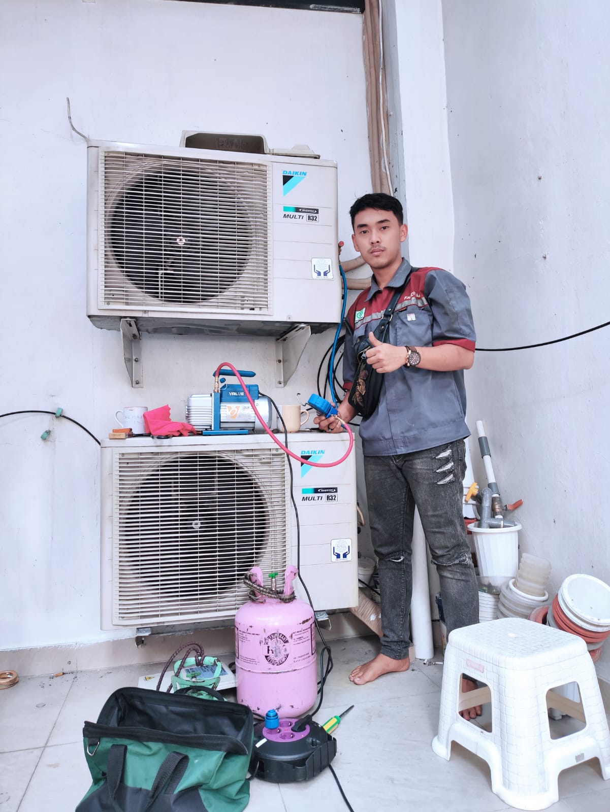 Pengisian Freon AC 0.5-1Pk